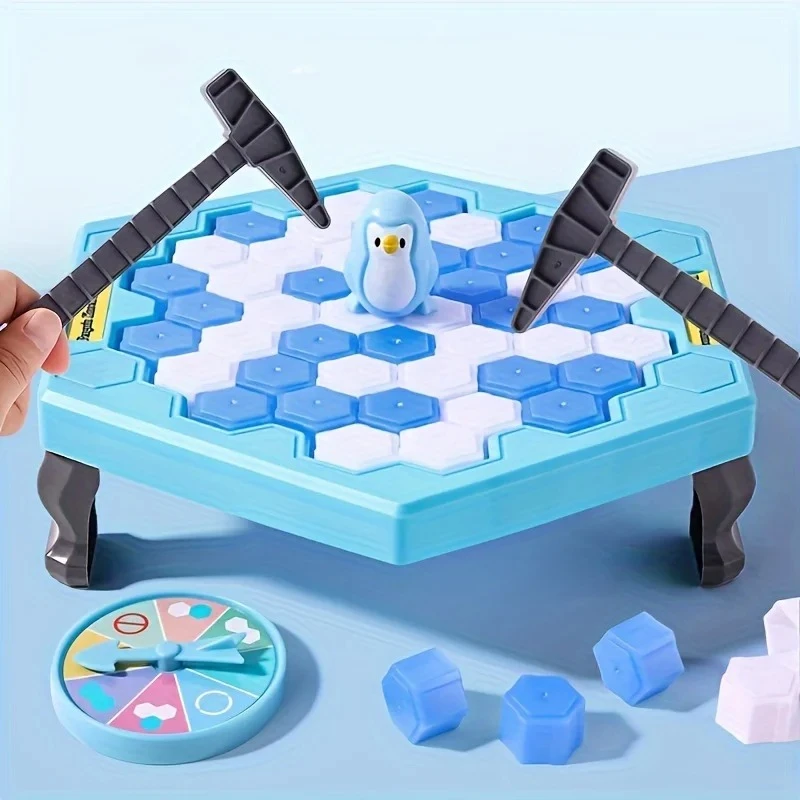 Save Penguin Ice Knocking Game – Interactive Wall Board Challenge