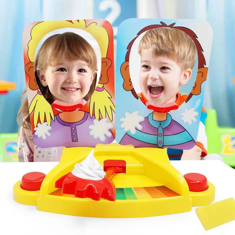 Pie Cream in Face Game Fun Party Family Board Tabletop Desktop Game for Kid party birthday wedding Toy Adult kids funny Gift