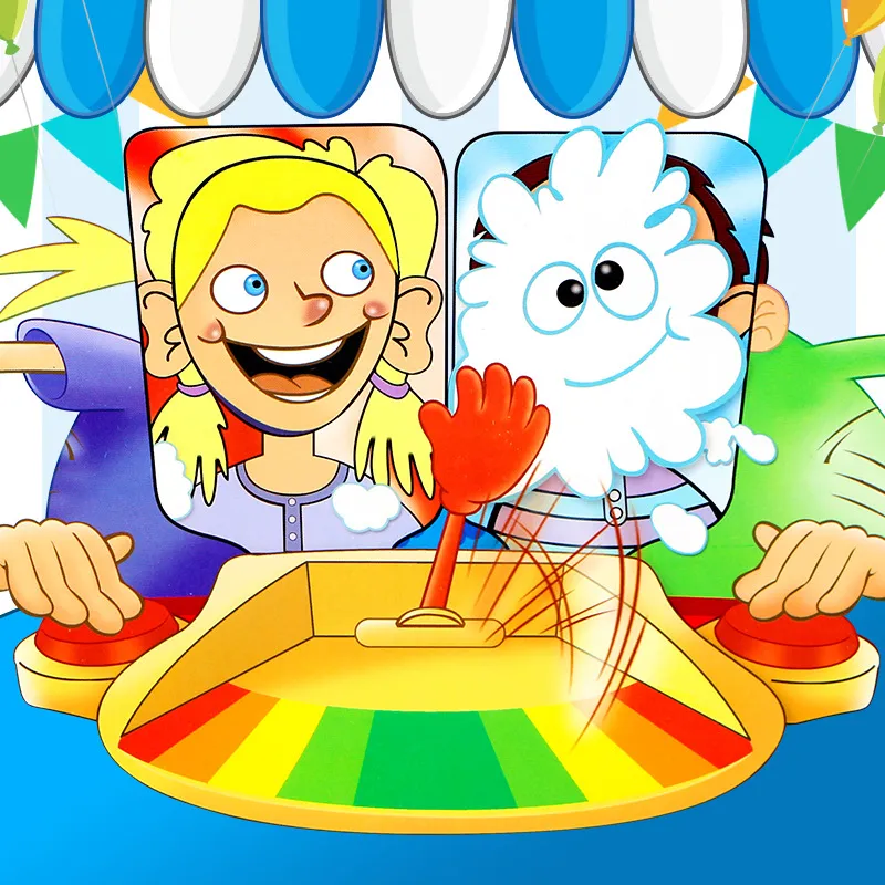 Pie Cream in Face Game Fun Party Family Board Tabletop Desktop Game for Kid party birthday wedding Toy Adult kids funny Gift