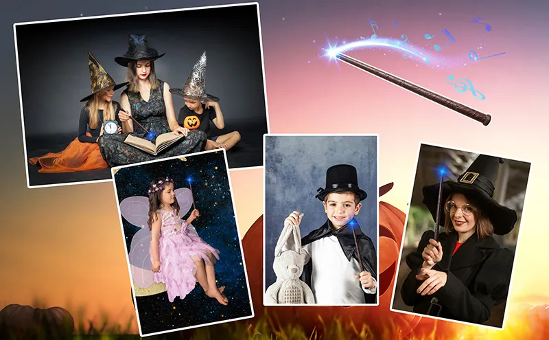 Magic Wand Wizard Stick Light Sound Festival Entertainment Group Activities Stage Role Playing Props Souvenir Party Gifts TMZ