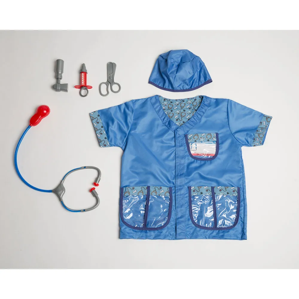 Umorden Kids Child Doctor Nurse Firefighter Astronaut Costume Occupation Game Role Play Kit Set for Boys Girls Party Fancy Dress