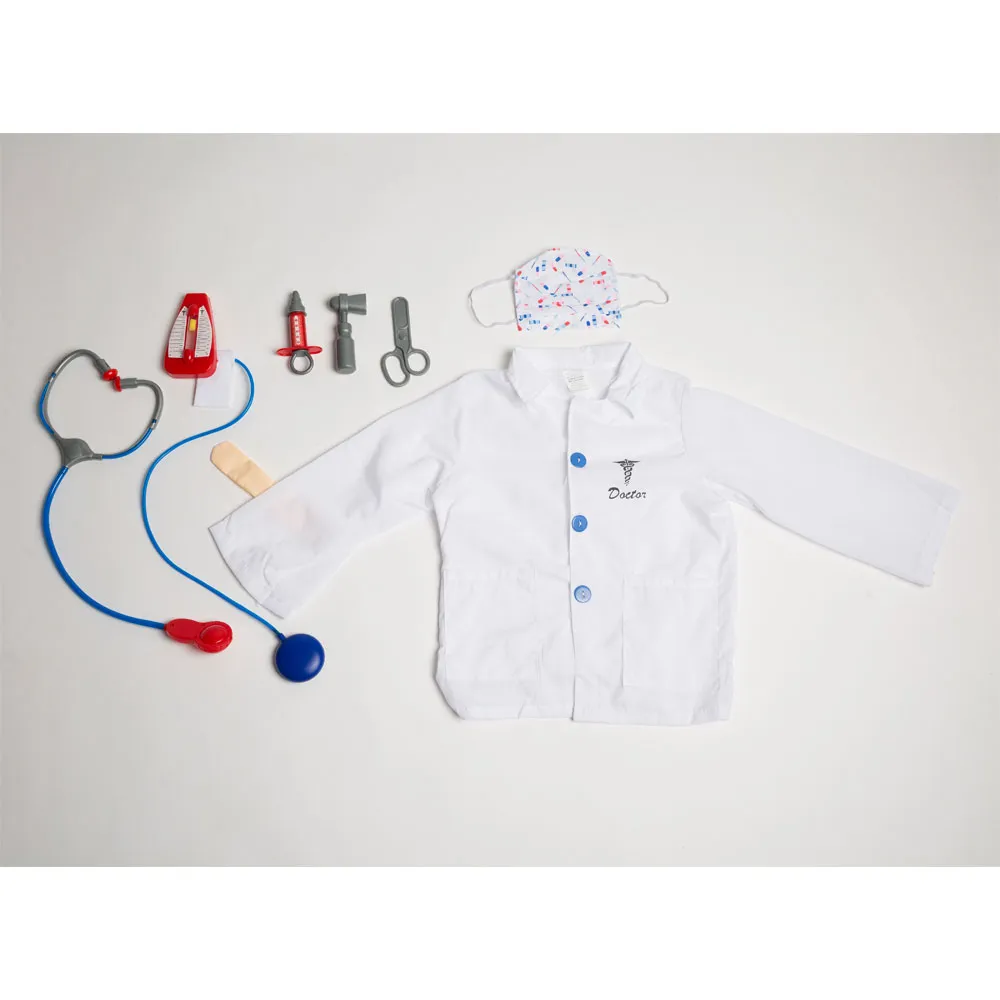 Umorden Kids Child Doctor Nurse Firefighter Astronaut Costume Occupation Game Role Play Kit Set for Boys Girls Party Fancy Dress