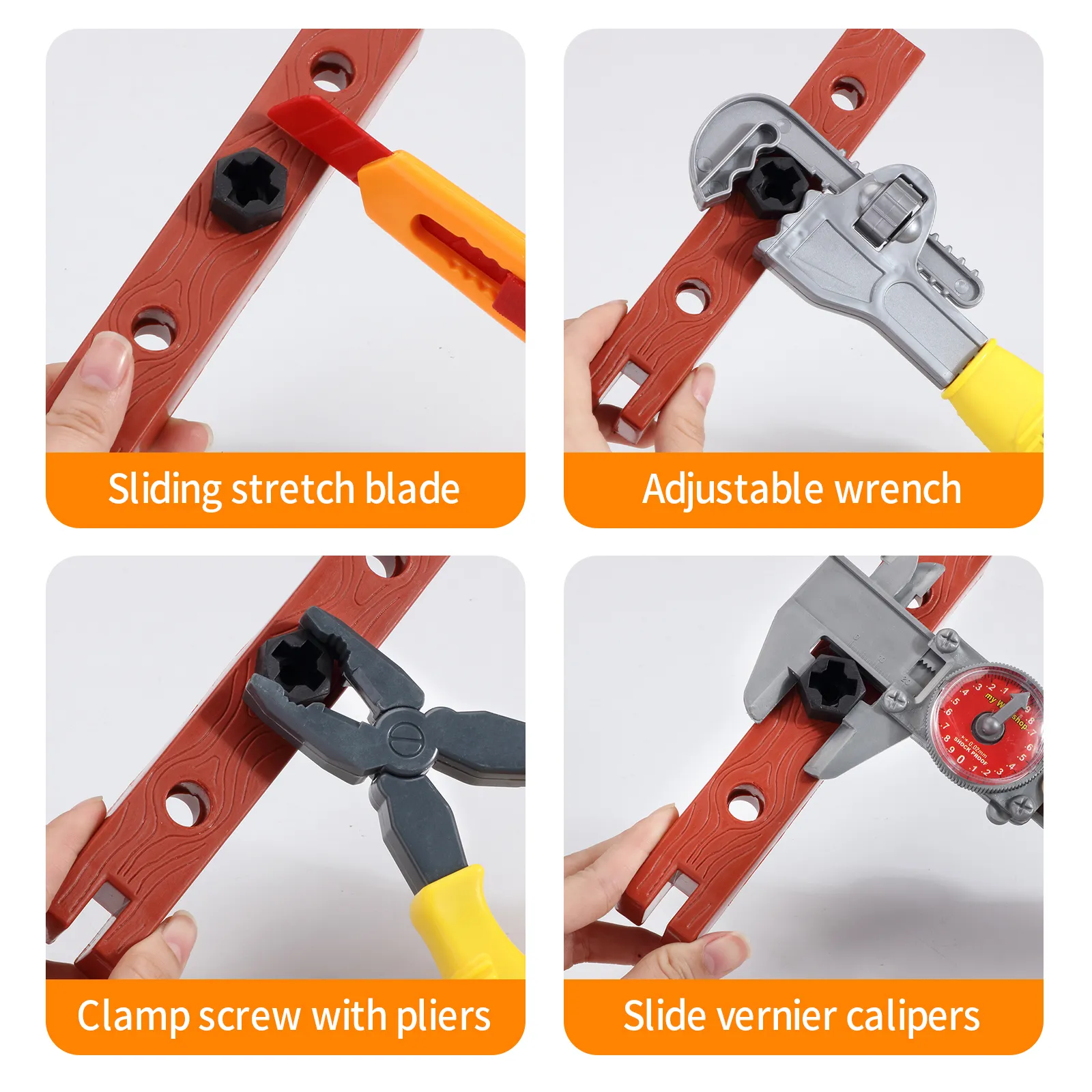 Children's repair kit  Toys for boys aged 3-12 Screw assembly, disassembly and assembly