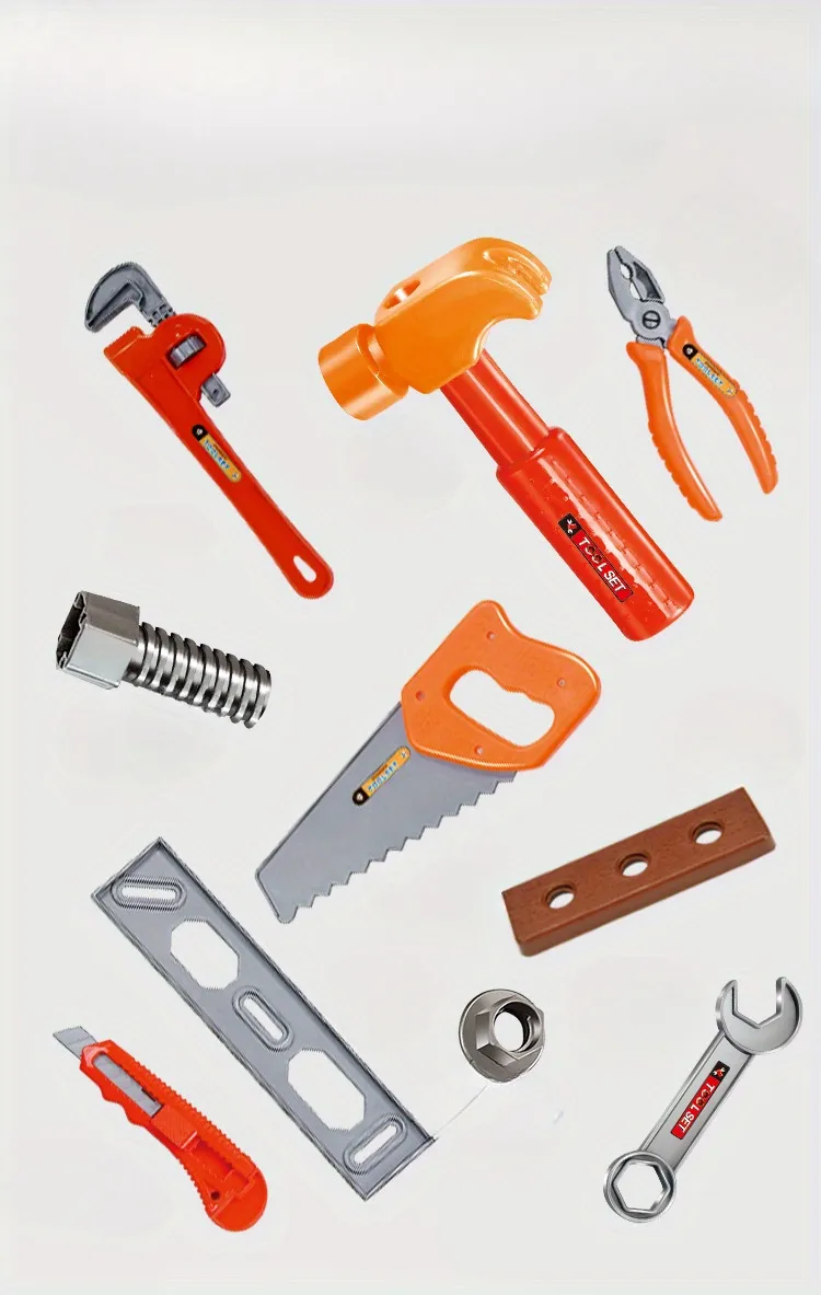 22 piece backpack toy gift disassembly and repair set, suitable for boys, simulating home repair tools, toy provident fund set