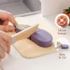 Wooden Pretend Food Set – Play Kitchen Cutting Toys for Kids