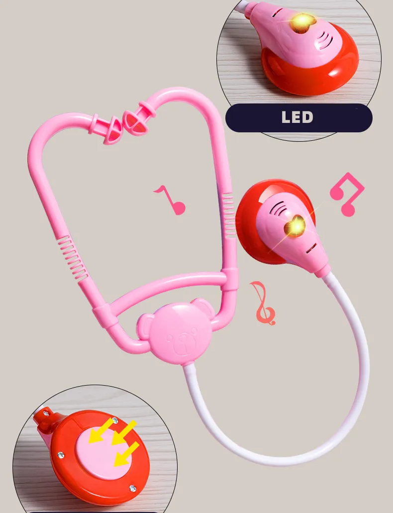 Children Doctor Play Set Simulation Nurse Toy Doctor Accessories for Kids Home Play Toys Doctor Set Toy Gift for Kids Boys Girls