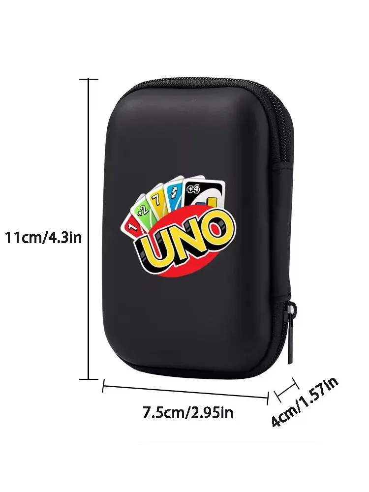 1PC Hot Sale 7Colors Hard Case for Board Games Children Game Cards Travel Zipper Carry Cases Earphone Storage Box Dropshipping