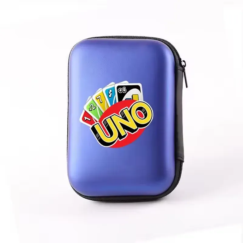 1PC Hot Sale 7Colors Hard Case for Board Games Children Game Cards Travel Zipper Carry Cases Earphone Storage Box Dropshipping