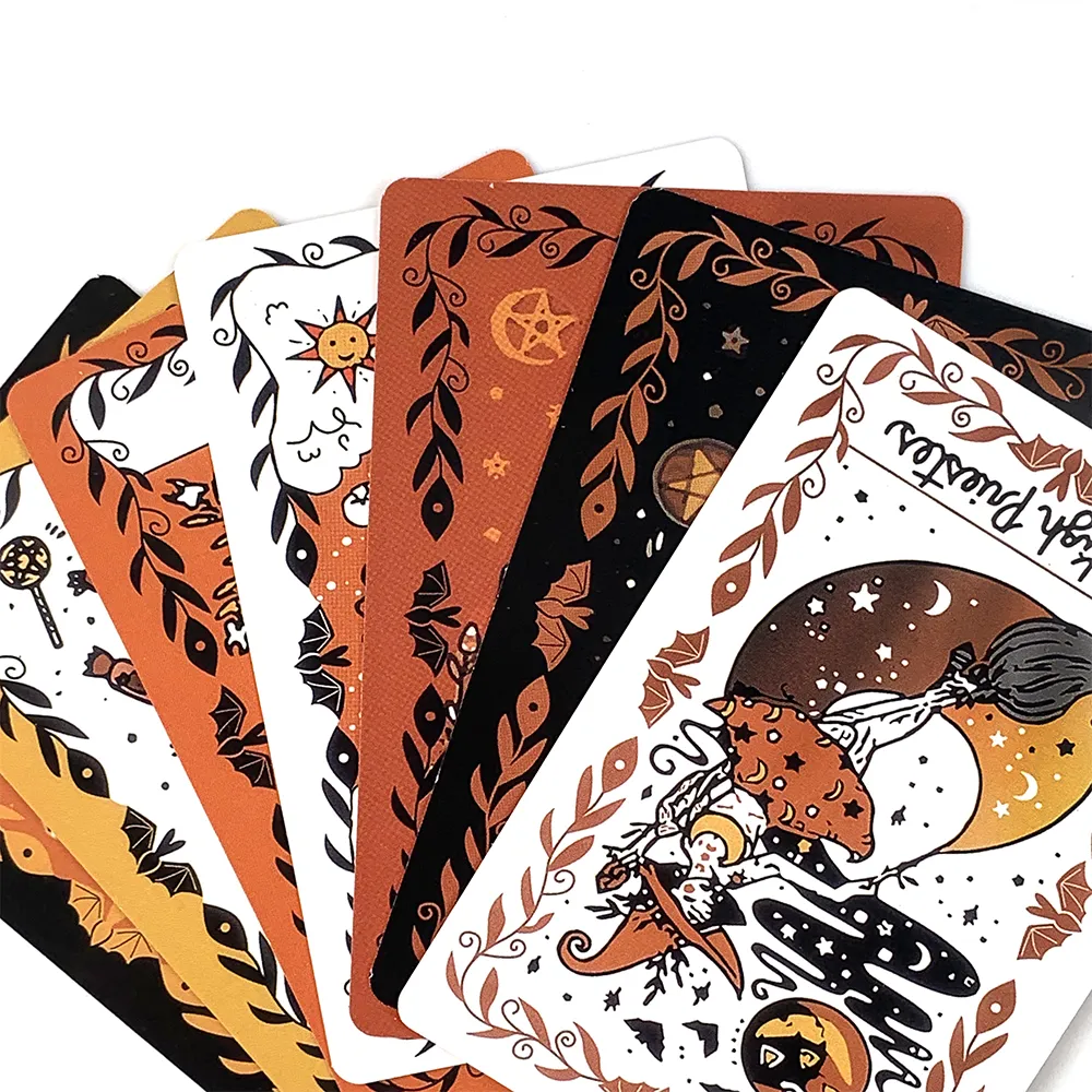 Halloween Tarot Cards A 78 Tarot Halloween Party Game Predictive Divination Card Game For Beginners ,Fun Family Party Games