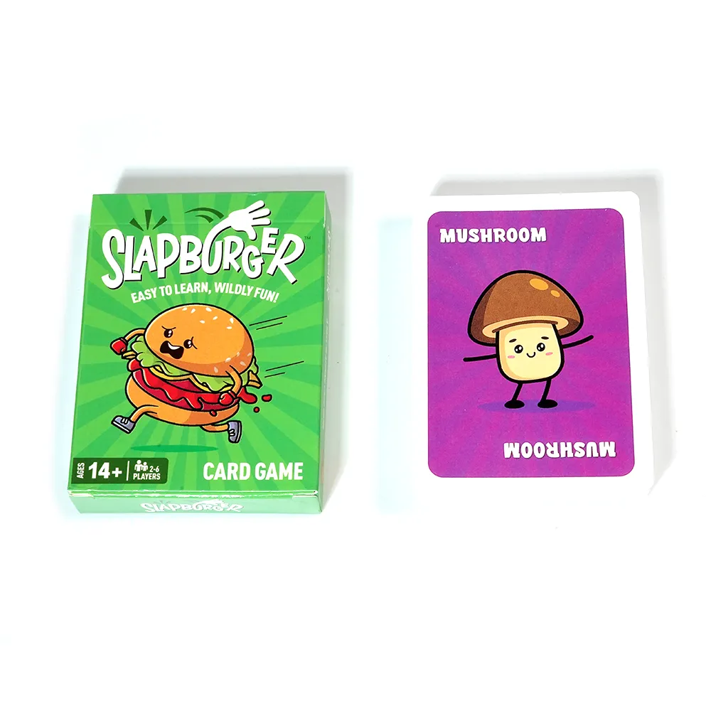 Slapburger Card Game Fast Paced Kids and Family Games Fun Card Game for Birthdays Classroom Camping Game Night Friends