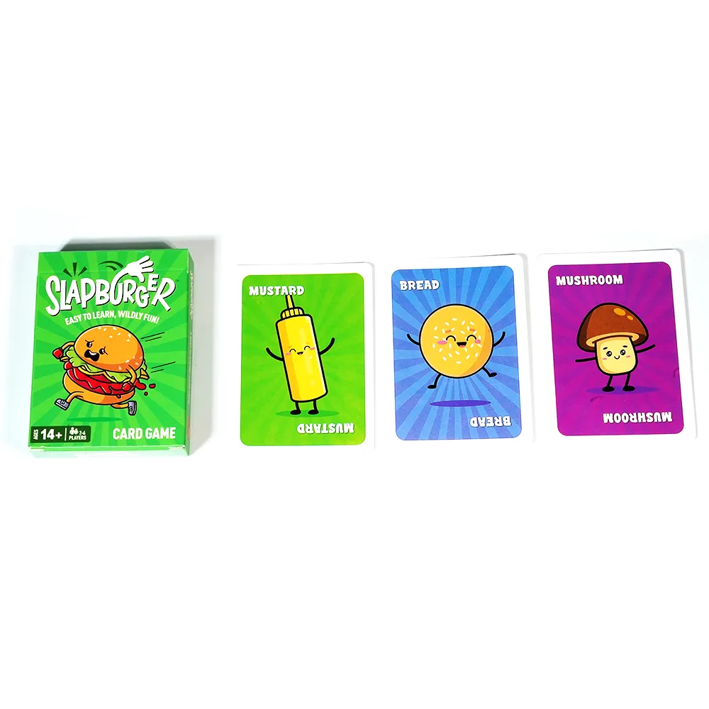Slapburger Card Game Fast Paced Kids and Family Games Fun Card Game for Birthdays Classroom Camping Game Night Friends