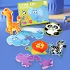 Kids Cartoon Animal Jigsaw Puzzles – Early Educational Toys Gift Set