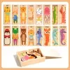 Cartoon Animal Matching Puzzle – Wooden Early Learning Toy