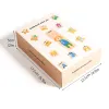 Cartoon Animal Matching Puzzle – Wooden Early Learning Toy