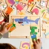 Cartoon Animal Matching Puzzle – Wooden Early Learning Toy
