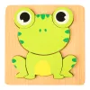 3D Wooden Puzzle: Cartoon Animal Jigsaw for Early Learning