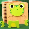 3D Wooden Puzzle: Cartoon Animal Jigsaw for Early Learning