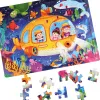 Wooden Jigsaw Puzzles – 3D Cartoon Animal Learning Toys for Kids
