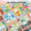 Magnetic Jigsaw Puzzle: Geometric Shape Matching Educational Toy