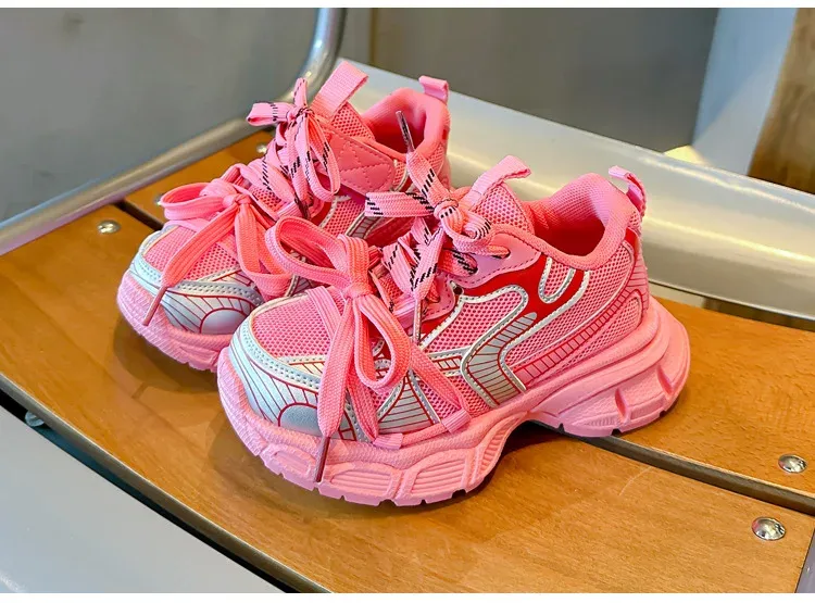 Children's Casual Shoes Spring Autumn Sports Shoes for Boy Fashion Soft Kids Students Sneakers for Girls School Versatile Mesh