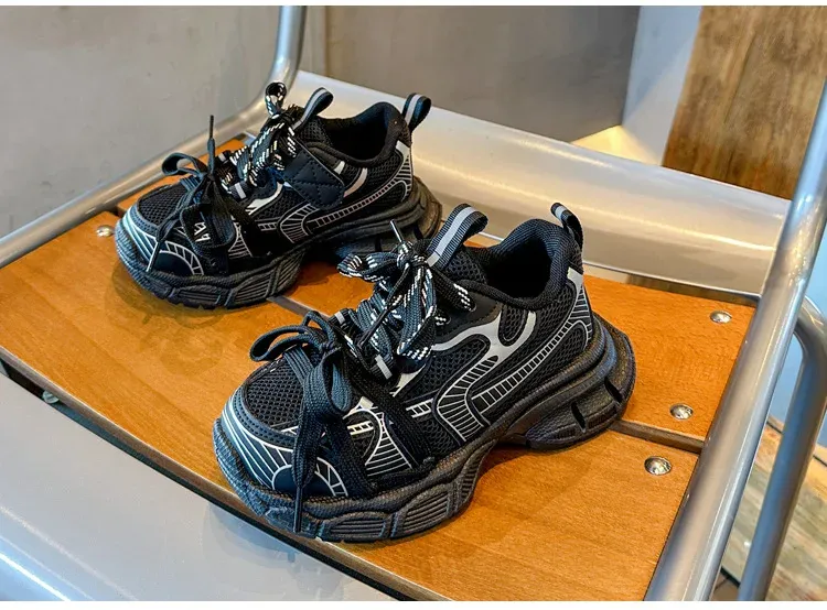 Children's Casual Shoes Spring Autumn Sports Shoes for Boy Fashion Soft Kids Students Sneakers for Girls School Versatile Mesh