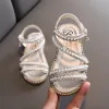 Girls' Rhinestone Princess Sandals – Summer Fashion Footwear