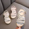 Girls' Rhinestone Princess Sandals – Summer Fashion Footwear