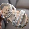 Girls' Rhinestone Princess Sandals – Summer Fashion Footwear