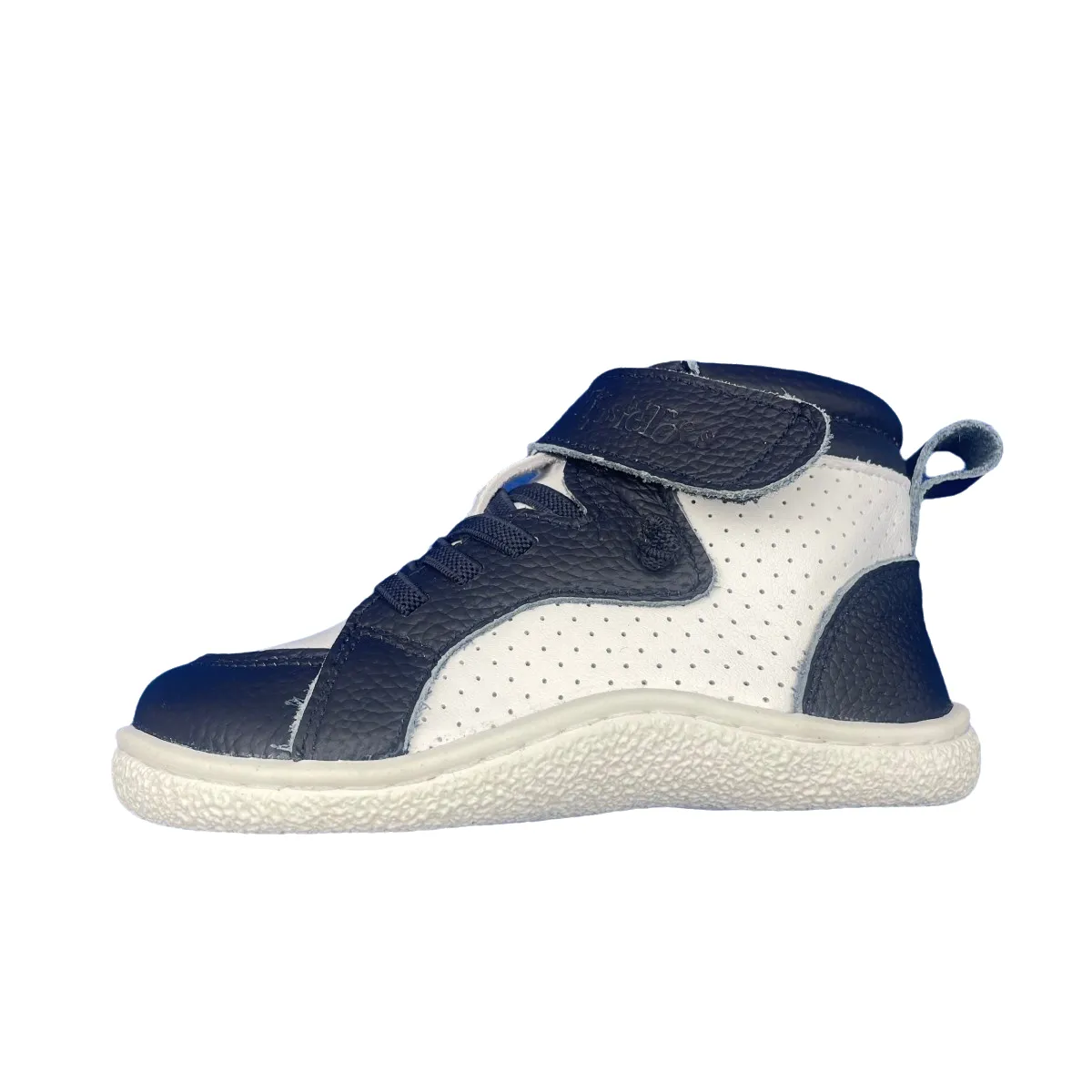 Tipsietoes Spring Autumn Genuine Leather Boots For Girls Boys Kid Barefoot Sneaker Leather Linning Light Weight Elastic Strape