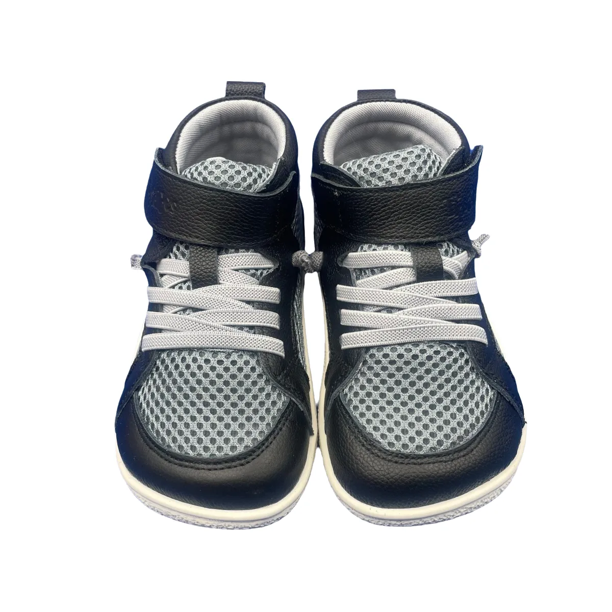 Tipsietoes Spring Autumn Genuine Leather Boots For Girls Boys Kid Barefoot Sneaker Leather Linning Light Weight Elastic Strape