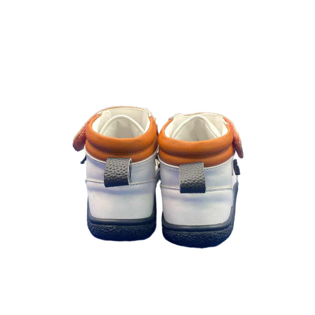 Tipsietoes Spring Autumn Genuine Leather Boots For Girls Boys Kid Barefoot Sneaker Leather Linning Light Weight Elastic Strape