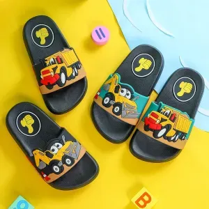 Kids' Cartoon Slippers – Summer Open-Toe Sandals for Boys