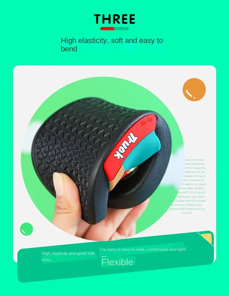 New2024 summer children slippers Kids shoes Cartoon slippers Soft soled anti-skid sandals kids shoes zapatos niña chausson