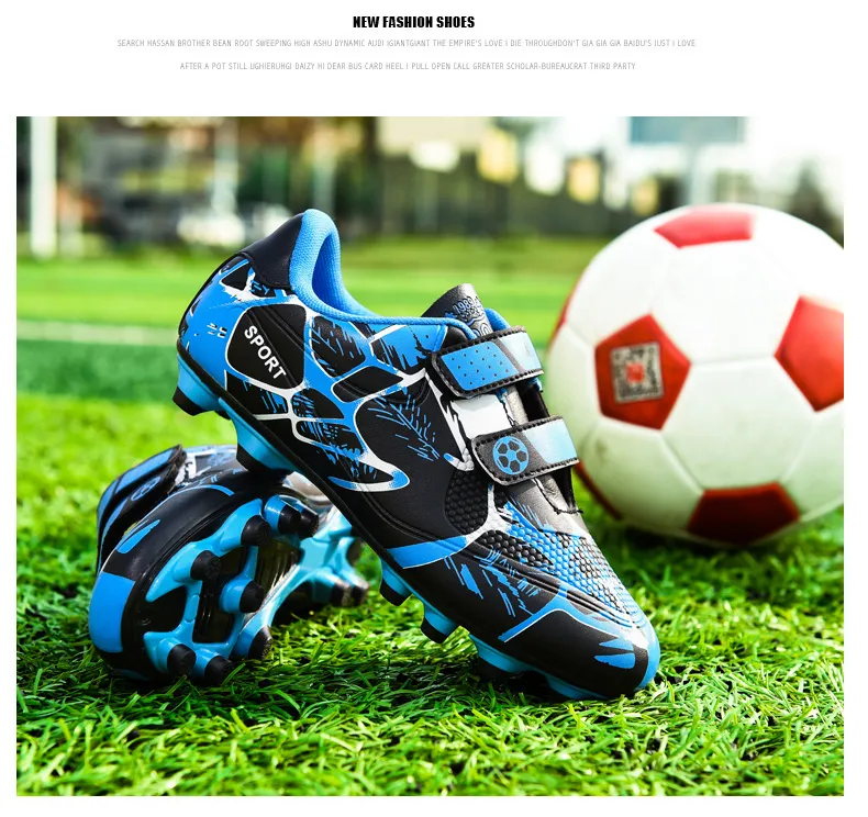 Kids Soccer Shoes FG/TF Football Boots Professional Cleats Grass Training Sport Footwear Boys Outdoor Futsal Soocer Boots 28-38