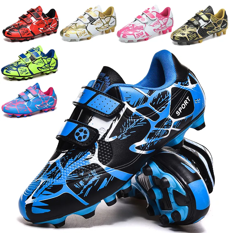 Kids Soccer Shoes - Football Boots for Outdoor Sports & Training