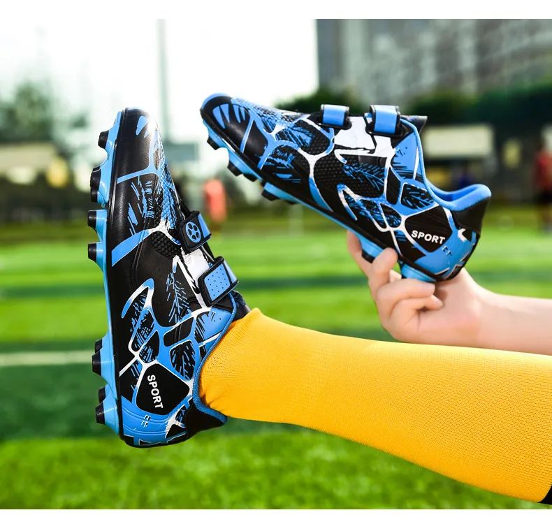 Kids Soccer Shoes FG/TF Football Boots Professional Cleats Grass Training Sport Footwear Boys Outdoor Futsal Soocer Boots 28-38