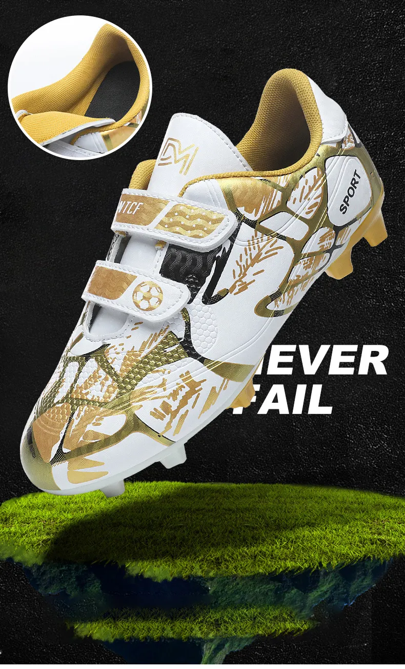 Kids Soccer Shoes FG/TF Football Boots Professional Cleats Grass Training Sport Footwear Boys Outdoor Futsal Soocer Boots 28-38