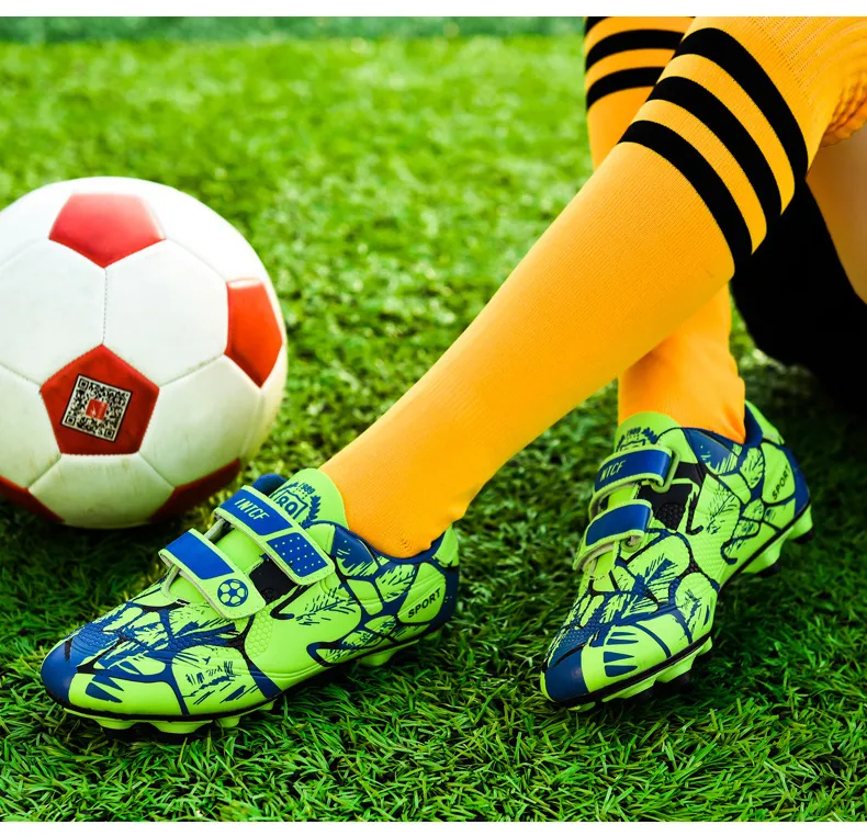 Kids Soccer Shoes FG/TF Football Boots Professional Cleats Grass Training Sport Footwear Boys Outdoor Futsal Soocer Boots 28-38