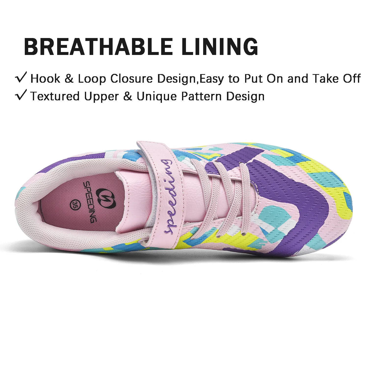 Kids Soccer Cleats Athletic Outdoor FG Football Boots Boys Girls Training Sneakers AG Youth Soccer Shoes for Little/Big Kids