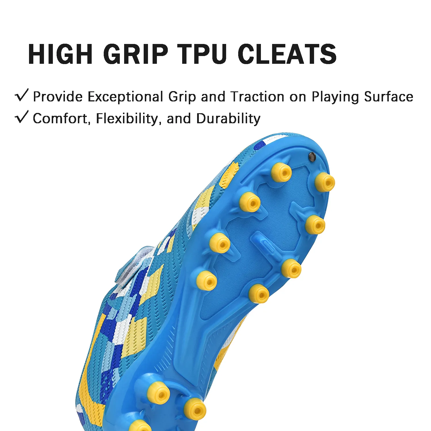 Kids Soccer Cleats Athletic Outdoor FG Football Boots Boys Girls Training Sneakers AG Youth Soccer Shoes for Little/Big Kids