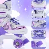 Kids Roller Skates - Adjustable Light Up Skates for Girls & Boys