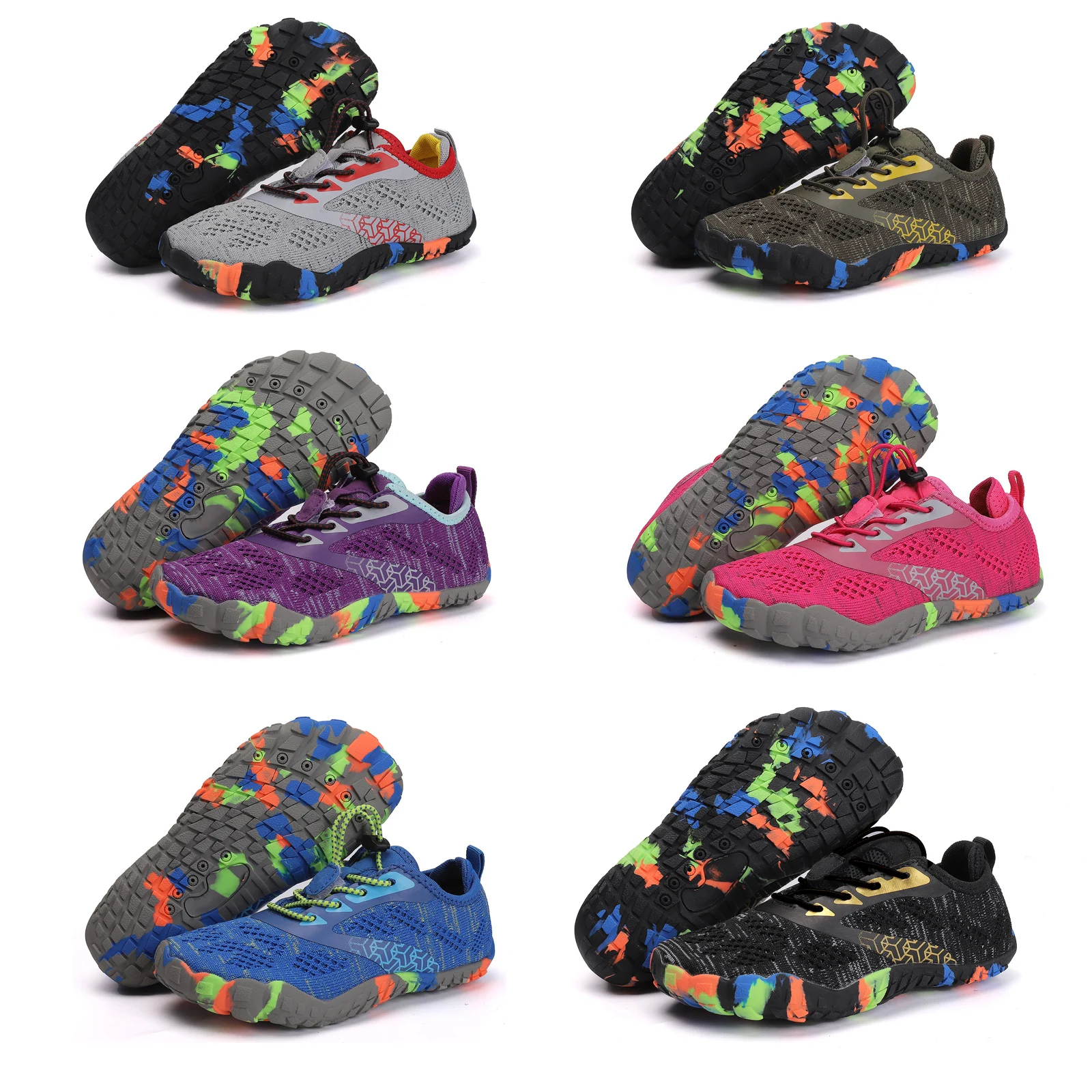 Kids Water Shoes - Breathable Trail Running & Aqua Footwear