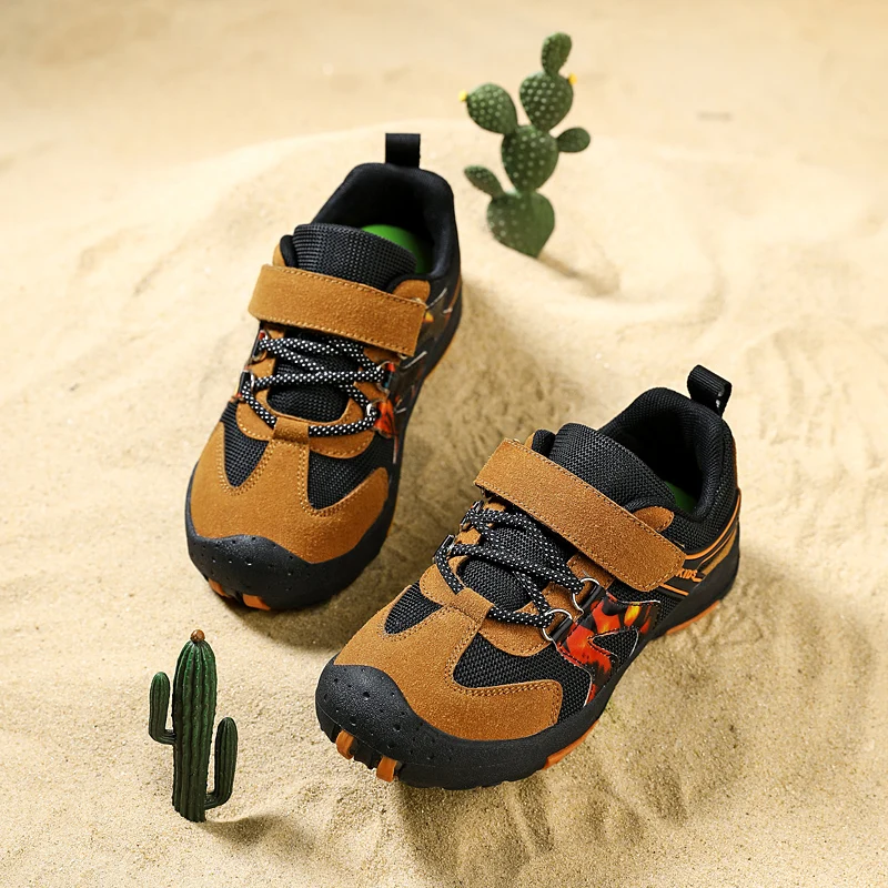 Kids' Hiking Sneakers – Low Cut, Wear Resistant Outdoor Shoes
