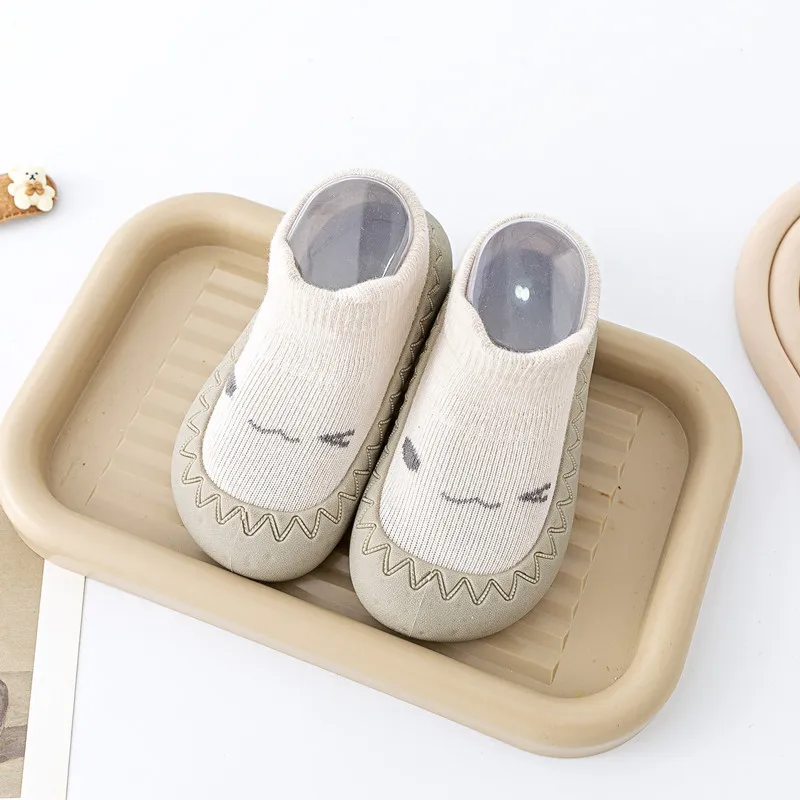 Baby Socks Shoes Infant Cute Cartoon Kids Boy Shoes Soft Rubber Sole Child Floor Sneaker BeBe Booties Toddler Girls First Walker