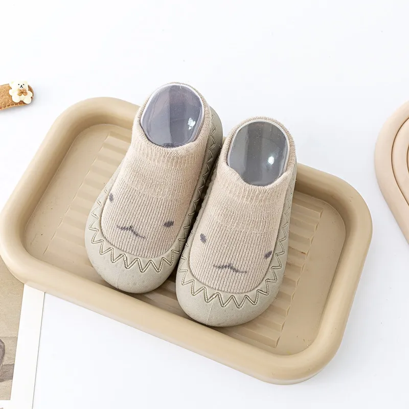 Baby Socks Shoes Infant Cute Cartoon Kids Boy Shoes Soft Rubber Sole Child Floor Sneaker BeBe Booties Toddler Girls First Walker