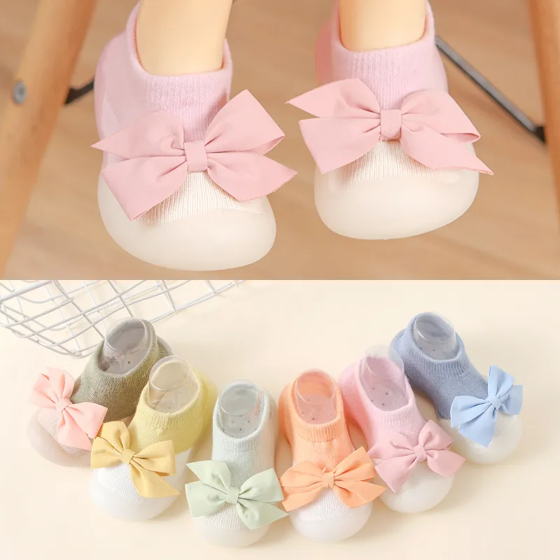 Baby Socks Shoes Infant Cute Cartoon Kids Boy Shoes Soft Rubber Sole Child Floor Sneaker BeBe Booties Toddler Girls First Walker