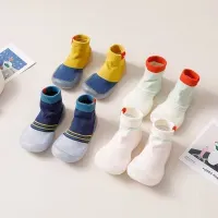 Striped Soft Sole Baby Shoes – Cute Indoor Toddler Footwear