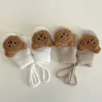 Cartoon Toddler Winter Gloves – Knitted Warm Handwear for Kids