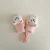 Cartoon Toddler Winter Gloves – Knitted Warm Handwear for Kids