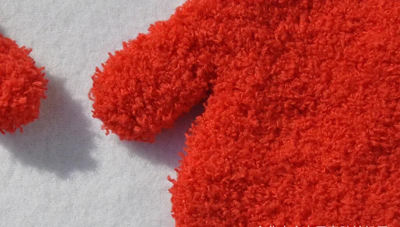 Warm Plush Thick Warm Baby Gloves Winter Plus Velvet Mittens Children Kid Coral Fleece Full Finger Gloves For 1-4Y Kids Gloves